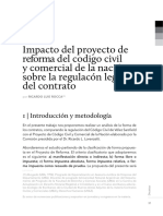 UNIDAD 6 FORMA Y PRUEBA Impacto de La Reforma Sobre La Regulación Legal Del Contrato ROCCA