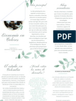 Green and White Natural Funeral Landscape Z-Fold Brochure