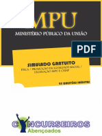 Simulado MPU (Questões INÉDITAS) .