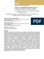 Artigo - 2020 - Desafios Da Inclusão - A Invisibilidade de Pessoas Com TEA No Ensino Superior