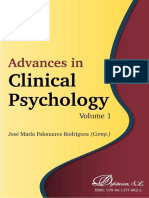 Advances in Clinical Psychology Volume 1