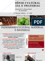 Patrimônio Cultural - Sociologia