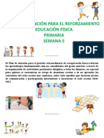 Plan de Refuerzo Semana 5 E.F. Primaria