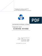 E-Book Store: Database Systems (Co2013) Assignment Report