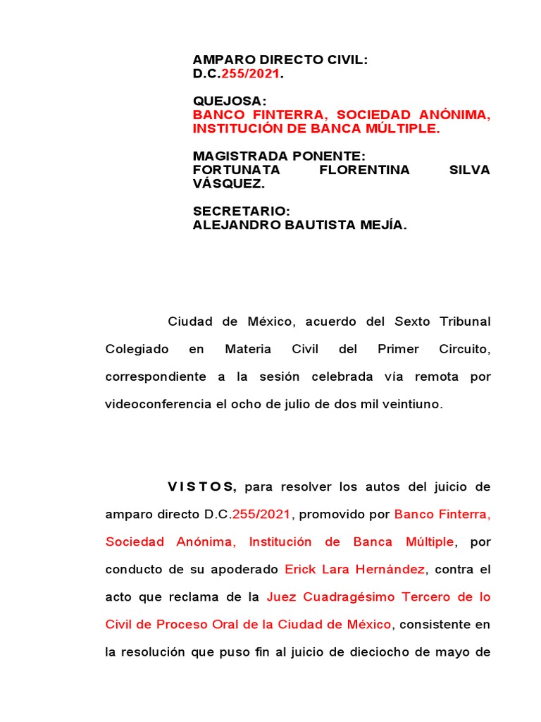 Sentencia Amparo Organic Nature | PDF | Caso de ley | Jurisdicción