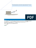 Dynamics Example Problems