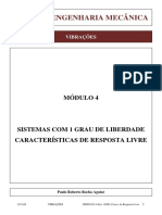 Módulo 4-Sist Com 1 Gdl-Caract. de Resposta Livre