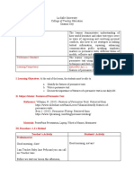 La Salle University College of Teacher Education Features of Persuasive Text