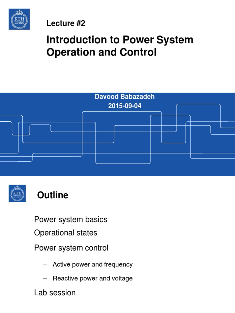 Power System Operation Overview | PDF | Electric Power Transmission ...