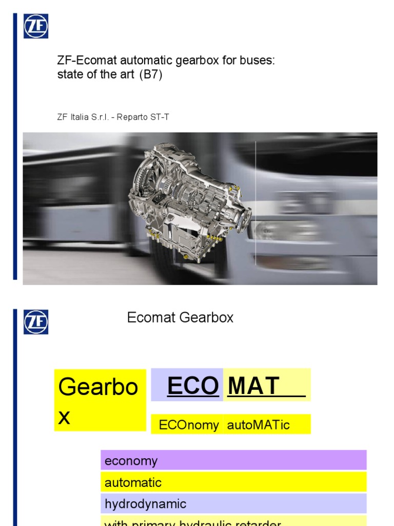 ZF Ecomat Gearbox Overview | PDF | Automatic Transmission ...