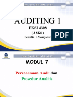Inisiasi 6 - EKSI 4308 - Auditing 1 - Modul 7