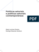 Políticas Setoriais E Políticas Setoriais Contemporâneas - Unidade 2