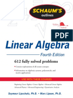 Linear Algebra, 4th Edition (2009) Lipschutz-Lipson