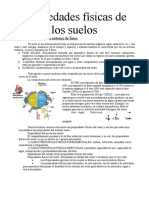 Propiedades Fisicas de Los Suelos