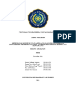 Proposal Program Kreativitas Mahasiswa