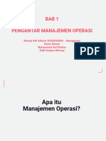 Manajemen Operasi