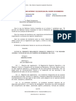 Reglamento Organico Operativo y de Regimen Interno y Disciplina de Los Cuerpos de Bomberos Del Pais