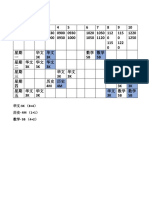 时间表 JADUAL PERIBADI