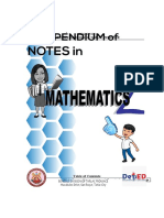 DepEd Tarlac Schools Division MELC Table of Contents