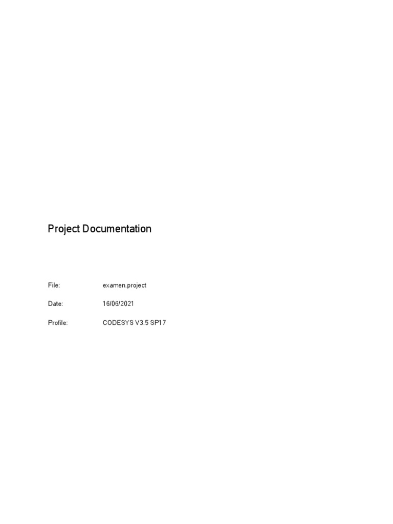 CODESYS V3.5 SP17 PLC Project Guide | PDF | Interface (Computing ...