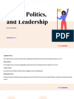 Power, Politics, and Leadership