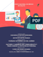 Factores y Variables Que Tienen Impacto y Traen Consigo La Rotación de Personal - Flores San Roman Leonardo