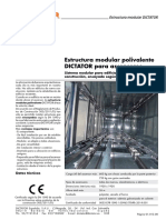 Estructura Modular Polivalente DICTATOR para Ascensores