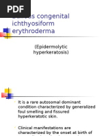 Bullous Congenital Ichthyosiform Erythroderma