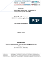 Software Specification Document