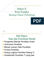 Materi2 Konsepdasarpenelitian