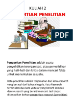 KULIAH 2 Metodologi Penelitian