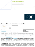 Seis Cualidades de Una Buena Familia - Predicas Cristianas - Estudios Biblicos - Mensajes Cristianos