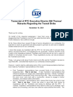 FINAL RTC Transcript of Transit Strike Briefing 11.10.21