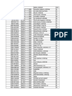 Patient data table with names, ages, and IDs