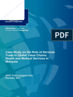 Role of Healthcare Services in Malaysia's Global Value Chains