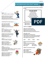 6th Grade Units 1-4 Revision Test (20 Soru)