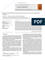 Envelope Wall Roof Thermal Performance Parameters For Non Air Conditioned Buildings