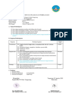 RPP Kebersihan Kelas Ii SMT I 2020-2021