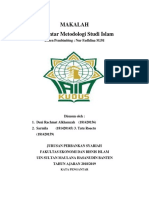 ARTIKEL Pengantar Metodologi Studi Islam