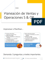 Planeación de Ventas y Operaciones S & OP 2021