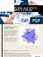 Gestion Del Alcance, Tiempo y Costo Del Proyecto