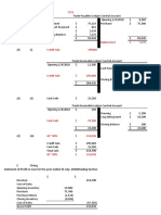 Balance B/D 7274: Statement of Profit or Loss For The Year Ended 31-July - 2018 (Trading Section)