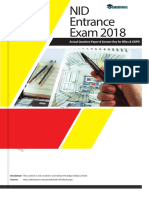 Nid Entrance Exam 2018: Actual Question Paper & Answer Key For Bdes & GDPD