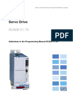 Servo Drive: Addendum To The Programming Manual SCA06 V1.4X