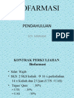 Kontrak Kuliah Biofarmasi