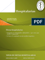 Dietas hospitalarias: tipos y usos terapéuticos