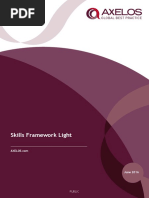 Axelos Skills Framework Light