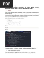 Use Basic Networking Commands in Linux (Ping, Tracert, Nslookup, Netstat, ARP, RARP, Ip, Ifconfig, Dig, Route)