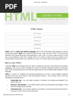 HTML Tutorial