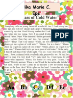 "A Glass of Cold Water": Nika Marie C. Epe